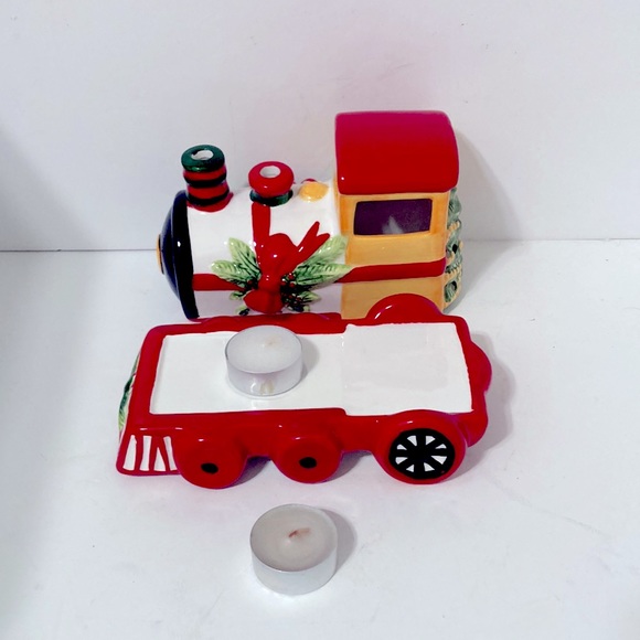 Pfaltzgraff 2000 Christmas Train Luminary Candle Holder NWOB! - Picture 3 of 13